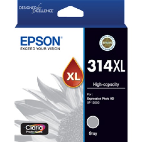 Epson 314XL - C13T01M692 Grey Ink 4000 Pages - Genuine