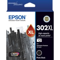 Epson 302XL - C13T01Y192 Photo Black Ink 650 Pages - Genuine