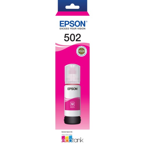 Epson T502 - C13T03K392 Magenta Eco Tank Ink 6000 Pages - Genuine Epson T502 - C13T03K392 Magenta Eco Tank Ink 6000 Pages - Genuine