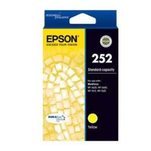 Epson 252 - C13T252492 Yellow Ink 300 Pages - Genuine Epson 252 - C13T252492 Yellow Ink 300 Pages - Genuine