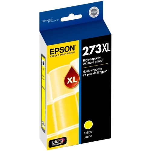 Epson 273XL - C13T275492 Yellow Hi-Yield Ink 650 pages - Genuine Epson 273XL - C13T275492 Yellow Hi-Yield Ink 650 pages - Genuine