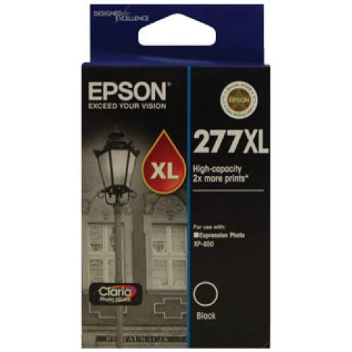 Epson 277XL - C13T278192 Hi-Yield Black Ink 500 Pages - Genuine Epson 277XL - C13T278192 Hi-Yield Black Ink 500 Pages - Genuine