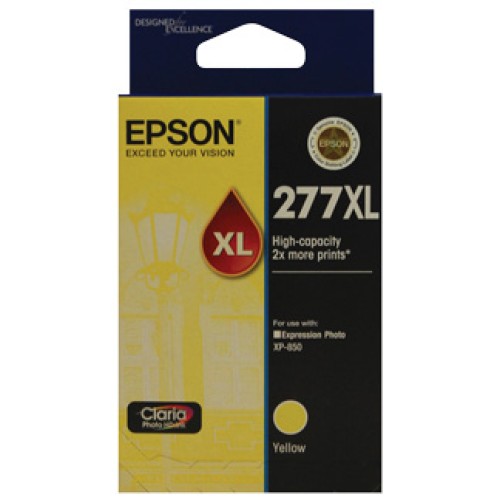 Epson 277XL - C13T278492 Yellow Ink 740 Pages - Genuine Epson 277XL - C13T278492 Yellow Ink 740 Pages - Genuine