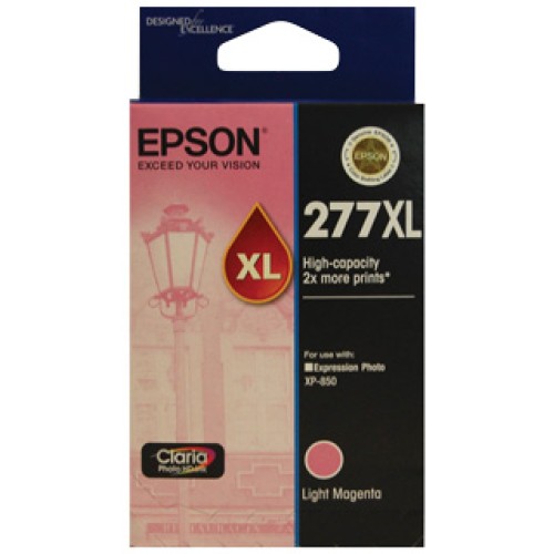 Epson 277XL - C13T278692 Light Magenta Ink 740 Pages - Genuine Epson 277XL - C13T278692 Light Magenta Ink 740 Pages - Genuine
