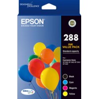 Epson 288 - C13T305692 Colour 4 Pack - Genuine Epson 288 - C13T305692 Colour 4 Pack - Genuine