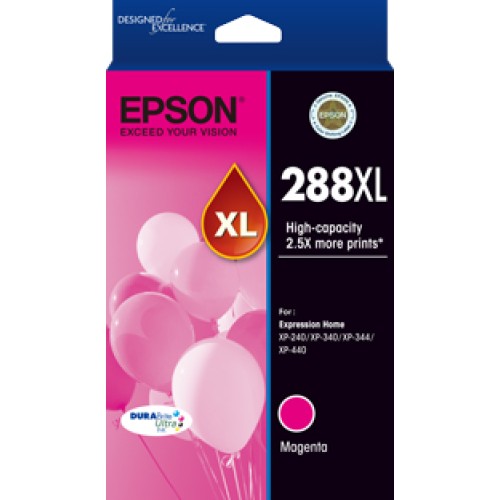 Epson 288XL - C13T306392 Magenta Ink 450 Pages - Genuine Epson 288XL - C13T306392 Magenta Ink 450 Pages - Genuine