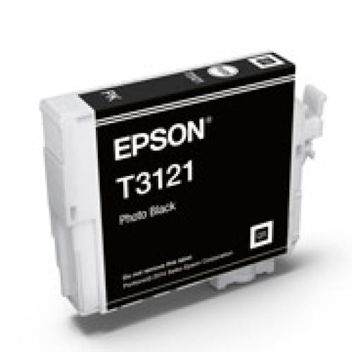 Epson T3121 - C13T312100 Photo Black Ink Cartridge - Genuine Epson T3121 - C13T312100 Photo Black Ink Cartridge - Genuine
