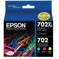 Epson C13T345996 - 702XL / 702 Ink Cartridge 4 Pack - Genuine Epson C13T345996 - 702XL / 702 Ink Cartridge 4 Pack - Genuine