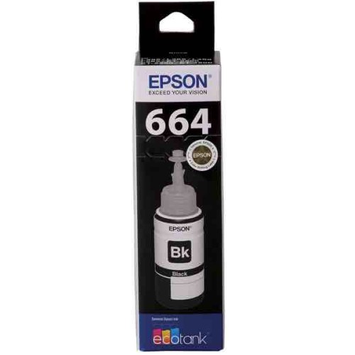 Epson T664 - C13T664192 Black Eco Tank Ink 4500 Pages - Genuine Epson T664 - C13T664192 Black Eco Tank Ink 4500 Pages - Genuine
