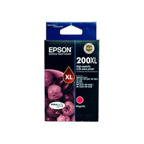 Epson 200XL - C13T201392 Magenta Ink Cartridge 450 Pages - Genuine Epson 200XL - C13T201392 Magenta Ink Cartridge 450 Pages - Genuine