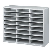 Fellowes Literature Sorter 24 Compartment Grey Fellowes Literature Sorter 24 Compartment Grey