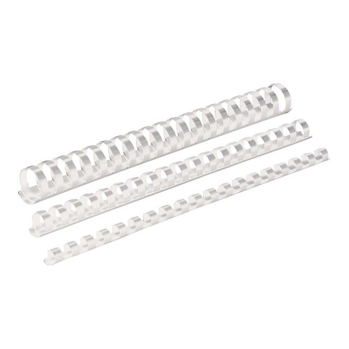 Fellowes Plastic Binding Coils 25mm White, Pack of 50 Fellowes Plastic Binding Coils 25mm White, Pack of 50