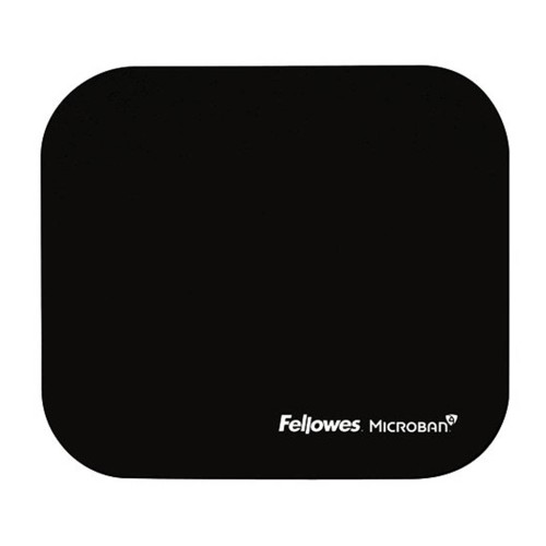 Fellowes Microban Mouse Pad - Black Fellowes Microban Mouse Pad - Black