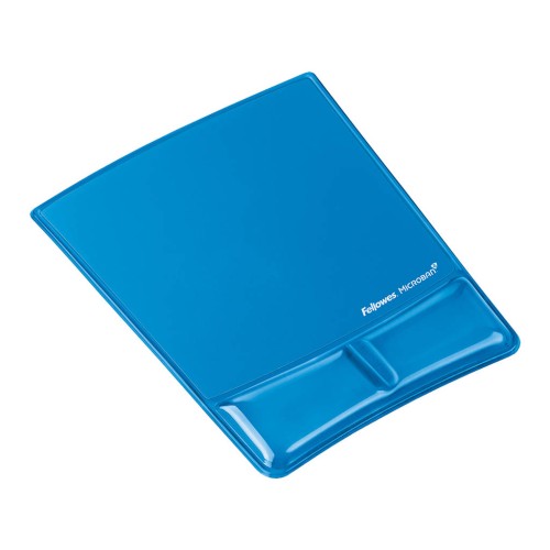 Fellowes Gel Wrist Support Mouse Pad - Blue Fellowes Gel Wrist Support Mouse Pad - Blue