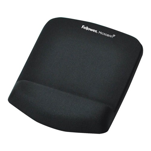 Fellowes PlushTouch Wrist Support Mouse Pad - Black Fellowes PlushTouch Wrist Support Mouse Pad - Black