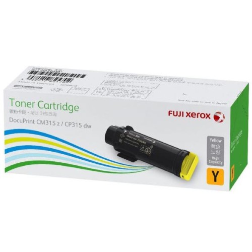 Fuji Xerox CT202613 Hi-Yield Yellow Toner - CM315 CP315 - Genuine Fuji Xerox CT202613 Hi-Yield Yellow Toner - CM315 CP315 - Genuine