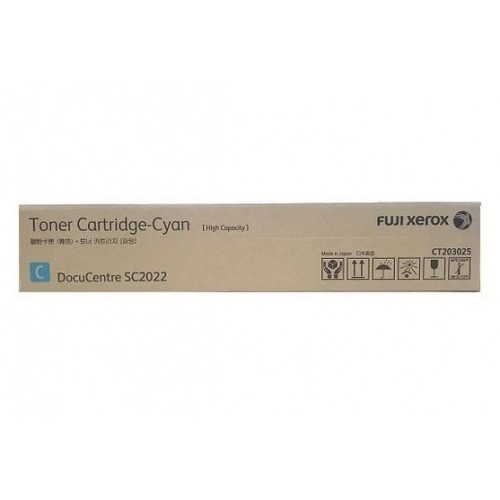 Fuji Xerox CT203025 Cyan Toner 14,400 Pages - Genuine Fuji Xerox CT203025 Cyan Toner 14,400 Pages - Genuine