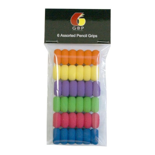 Pencil Grip Assorted 6 Pack Pencil Grip Assorted 6 Pack