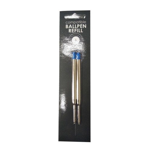 2-Pack Blue Ballpoint Refill 98mm (For Parker Pens)