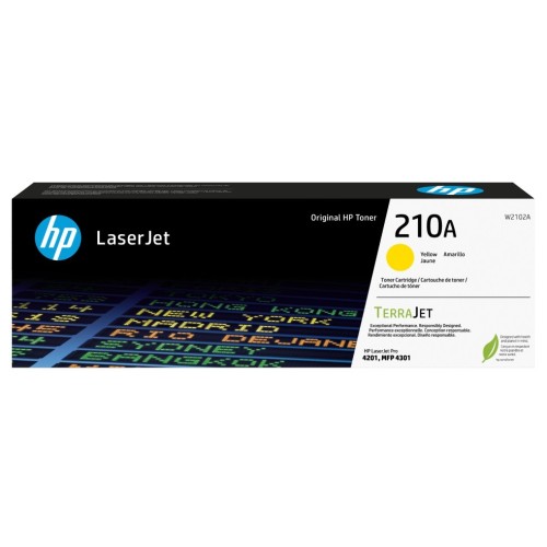 HP 210A - W2102A Yellow Toner 1,800 Pages - Genuine HP 210A - W2102A Yellow Toner 1,800 Pages - Genuine