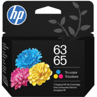 HP 63 - HP 65 - B7RT2AA Tricolour Ink Cartridge 100 Pages - Genuine