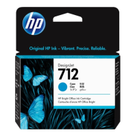 HP 712 - 3ED67A Cyan Designjet Ink Cartridge 29ml - Genuine HP 712 - 3ED67A Cyan Designjet Ink Cartridge 29ml - Genuine