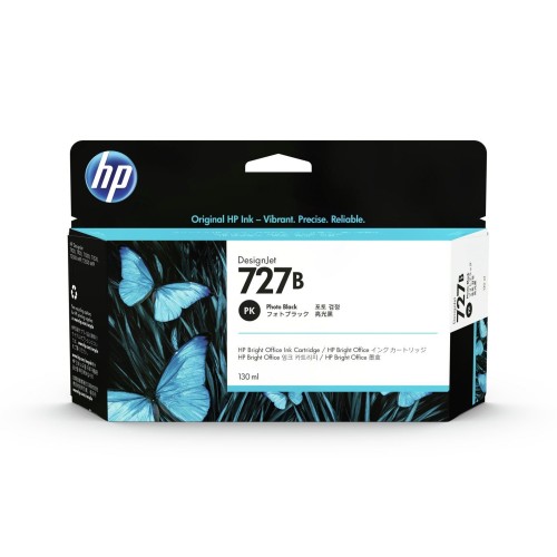HP 727B - 3WX14A 130ml Photo Black - Genuine HP 727B - 3WX14A 130ml Photo Black - Genuine