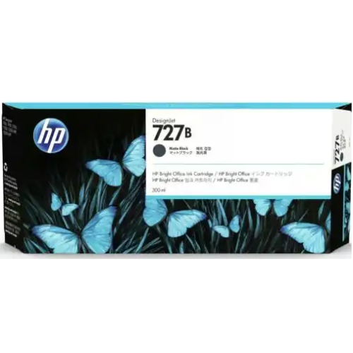 HP 727B - 3WX19A 300ml Matte Black - Genuine HP 727B - 3WX19A 300ml Matte Black - Genuine