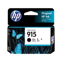 HP 915 - 3YM18AA Black Ink Cartridge 300 Pages - Genuine HP 915 - 3YM18AA Black Ink Cartridge 300 Pages - Genuine
