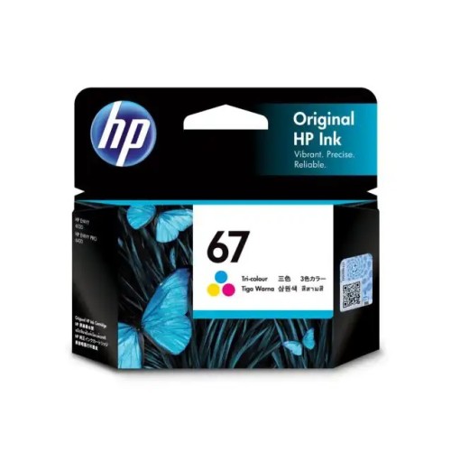 HP 67 - 3YM55AA Colour Ink Cartridge 100 pages - Genuine