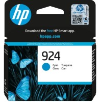 HP 924 - 4K0U3NA Cyan Ink Cartridge 400 Pages - Genuine