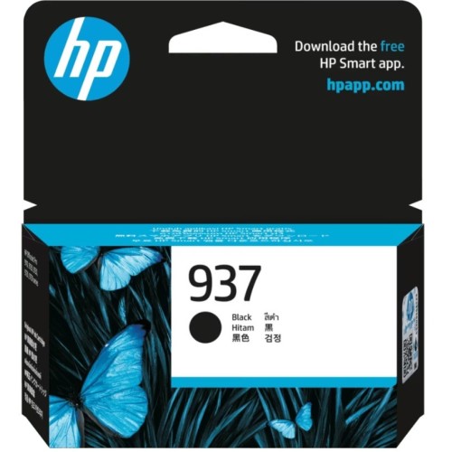 HP 937 - 4S6W5NA Black Ink Cartridge 1,250 Pages - Genuine HP 937 - 4S6W5NA Black Ink Cartridge 1,250 Pages - Genuine