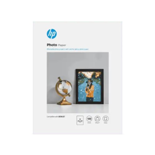 HP 9RR56A Everyday Photo Paper 100 Sheets Gloss 180gsm A4 - Genuine HP 9RR56A Everyday Photo Paper 100 Sheets Gloss 180gsm A4 - Genuine