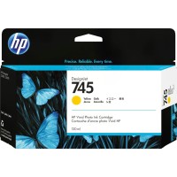 HP 745 - F9J96A DesignJet Yellow Ink Cartridge 130 ml - Genuine