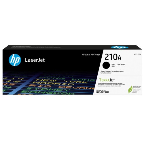 HP 210A - W2100A Black Toner 2,000 Pages - Genuine HP 210A - W2100A Black Toner 2,000 Pages - Genuine