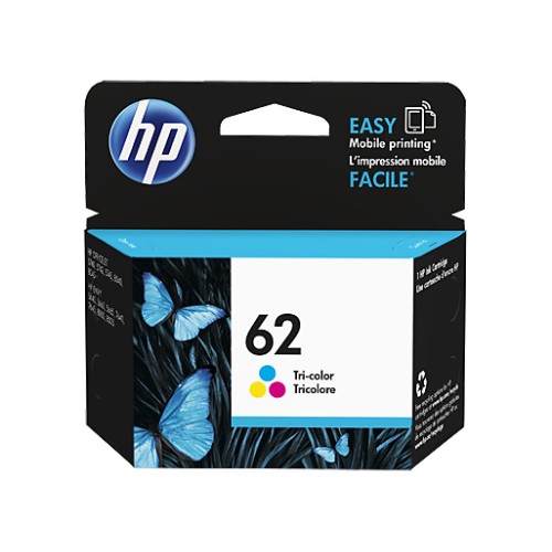 HP 62 - C2P06AA Tri Colour Ink Cartridge 165 Pages - Genuine
