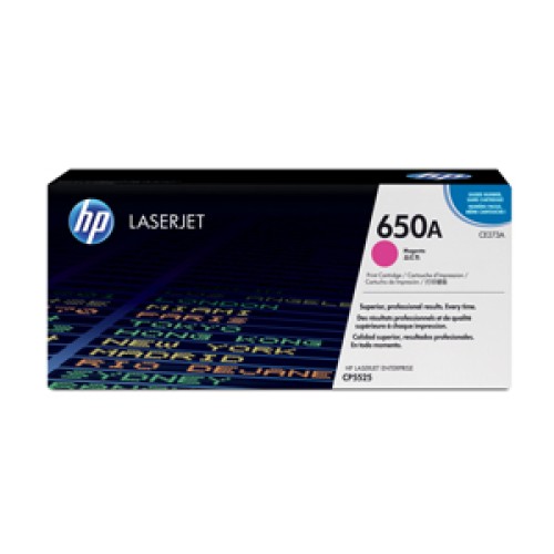 HP 650A - CE273A Magenta Toner Cartridge 15,000 Pages - Genuine