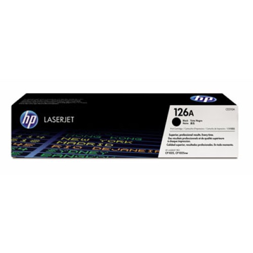 HP 126A - CE310A Black Toner Cartridge 1,200 Pages - Genuine