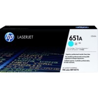 HP 651A - CE341A Laserjet 700 Cyan Toner 16,000 Pages - Genuine