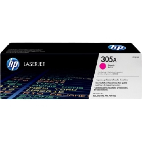 HP 305A - CE413A Magenta Toner Cartridge 2,600 Pages - Genuine