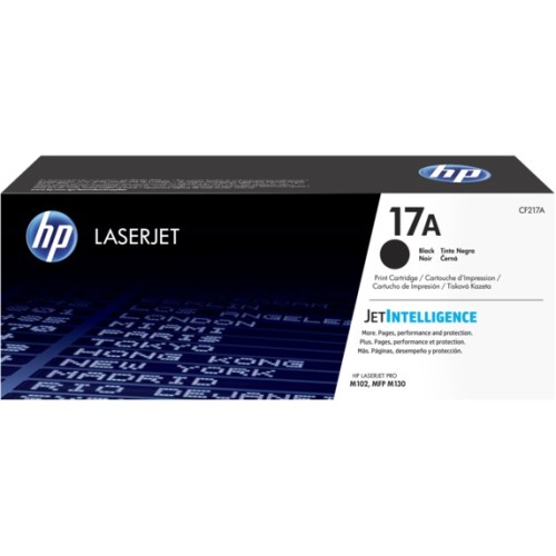 HP 17A - CF217A Black Toner 1,600 Pages - Genuine HP 17A - CF217A Black Toner 1,600 Pages - Genuine
