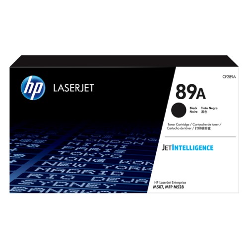 HP 89A - CF289A Black Toner Cartridge 5,000 Pages - Genuine HP 89A - CF289A Black Toner Cartridge 5,000 Pages - Genuine