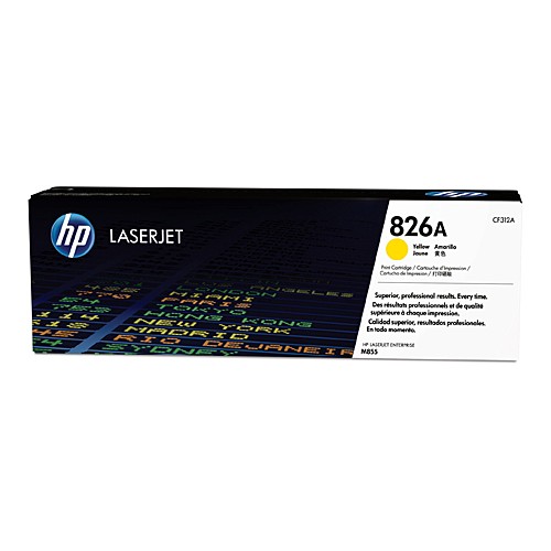 HP 826A - CF312A Yellow Toner Cartridge 31,500 Pages - Genuine