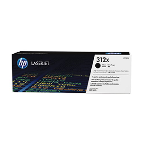 HP 312X - CF380X Black Toner Cartridge 4,400 Pages - Genuine