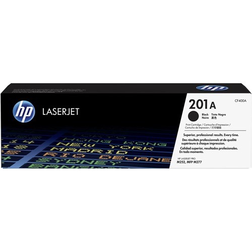 HP 201A - CF400A Black Toner 1,500 pages - Genuine