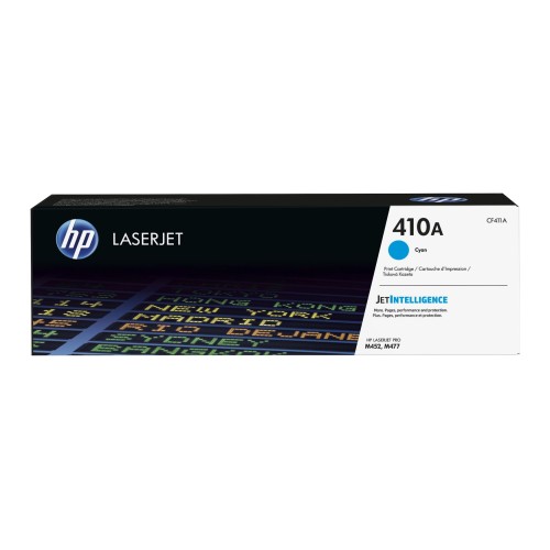 HP 410A - CF411A Cyan Toner 2,300 Pages - Genuine