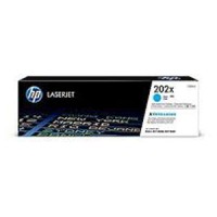 HP 202X - CF501X Cyan Hi-Yield Toner 2,500 Pages - Genuine