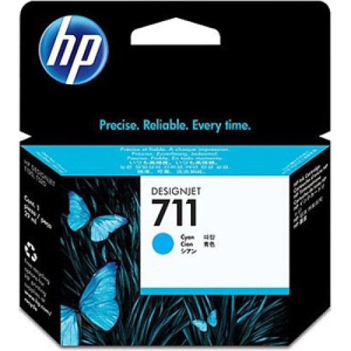 HP 711 - CZ130A Cyan Ink Cartridge 29ml - Genuine HP 711 - CZ130A Cyan Ink Cartridge 29ml - Genuine