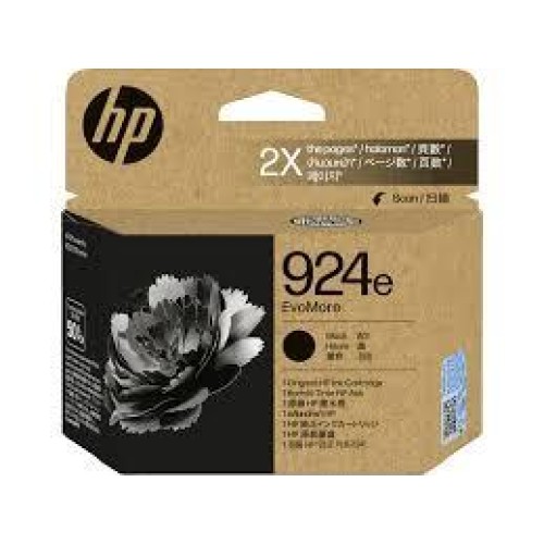 HP 924e - 4K0V0NA Black Ink Cartridge 1,000 Pages - Genuine HP 924e - 4K0V0NA Black Ink Cartridge 1,000 Pages - Genuine