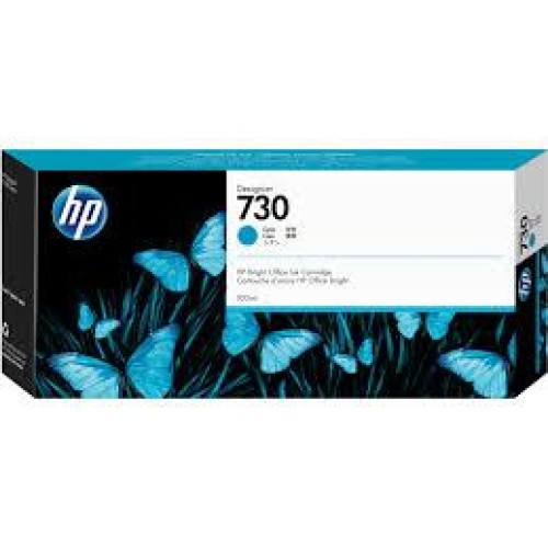 HP 730 - P2V68A Cyan Designjet Ink Cartridge 300ml - Genuine HP 730 - P2V68A Cyan Designjet Ink Cartridge 300ml - Genuine